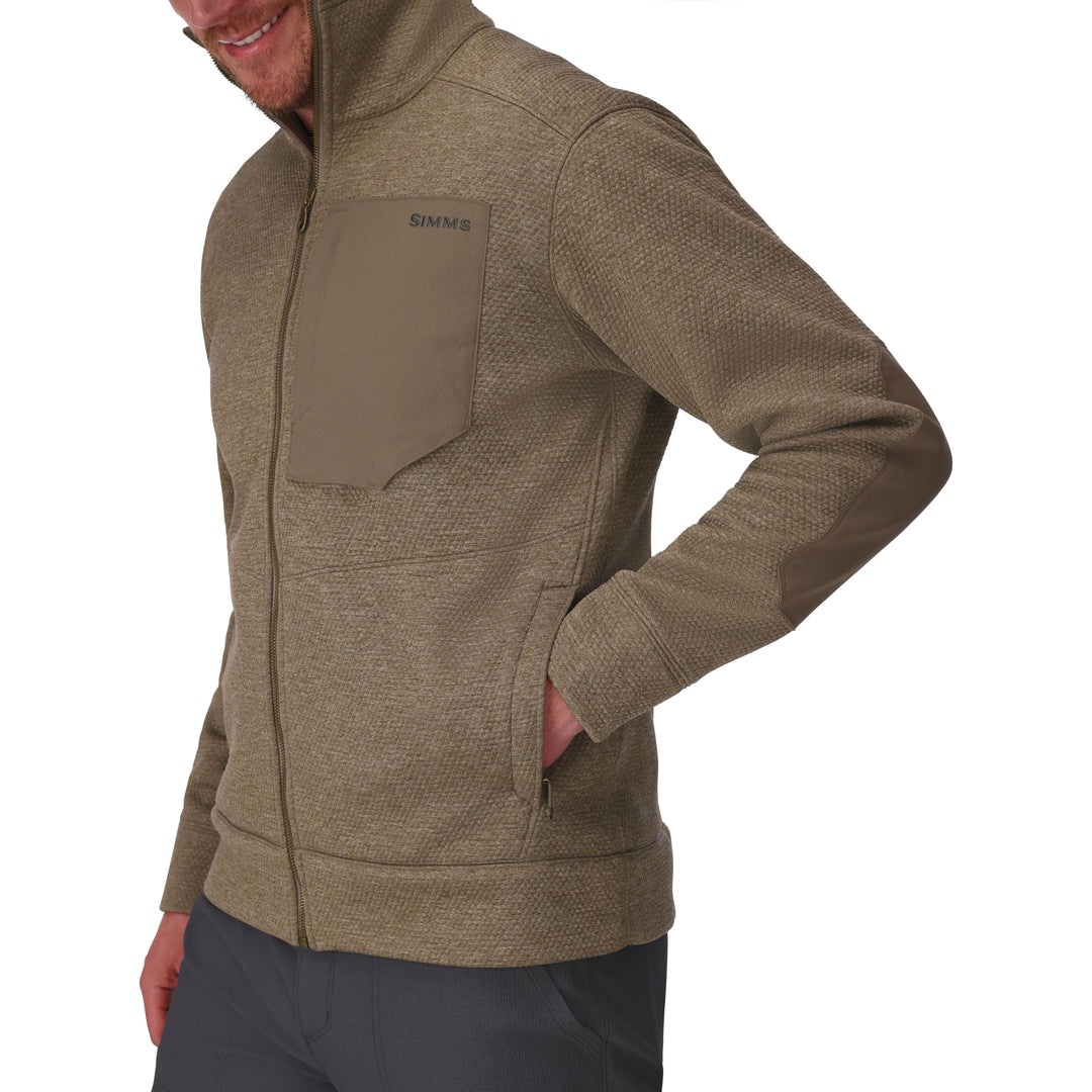 Simms Men's Harbor Fleece Sturgeon Heather Image 05