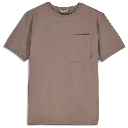 Simms Men's Harbor Pocket T-Shirt Sturgeon Image 01