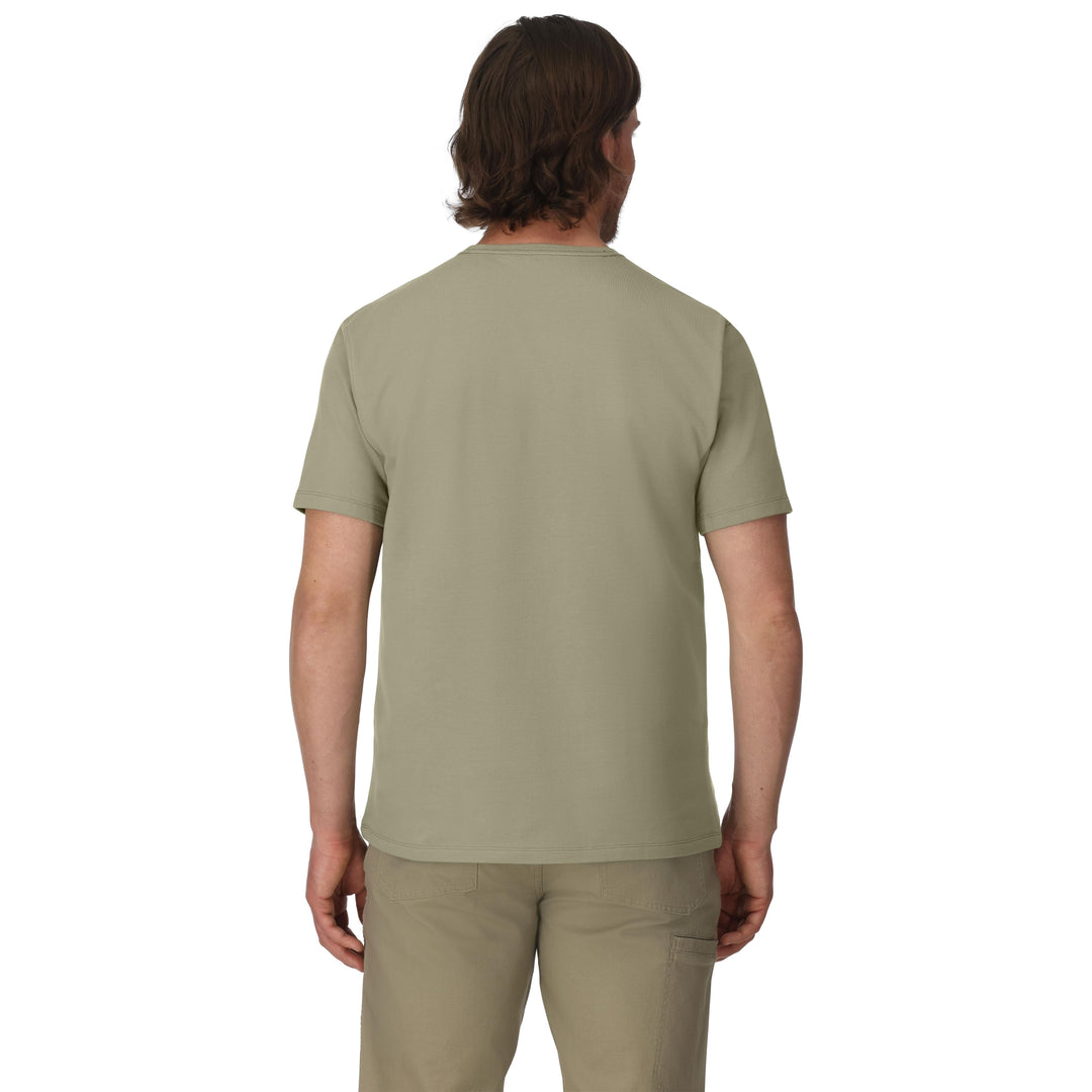 Simms Men's Harbor Pocket T-Shirt Willow Image 03