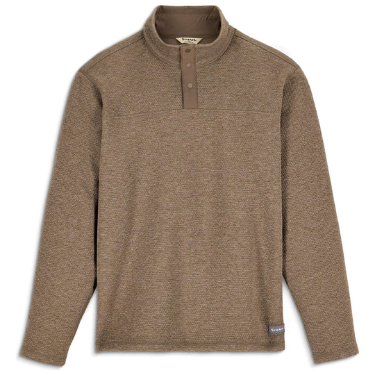 Simms Men's Harbor Sweater Sturgeon Heather Image 01