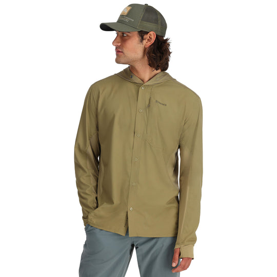 Simms Men's Intruder Hoody Bay Leaf Image 02