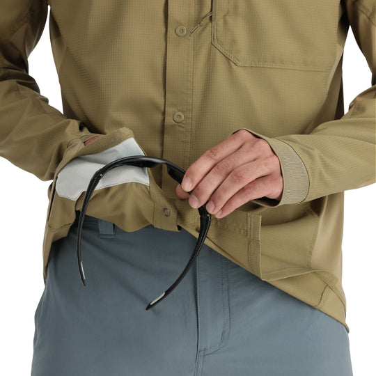 Simms Men's Intruder Hoody Bay Leaf Image 09