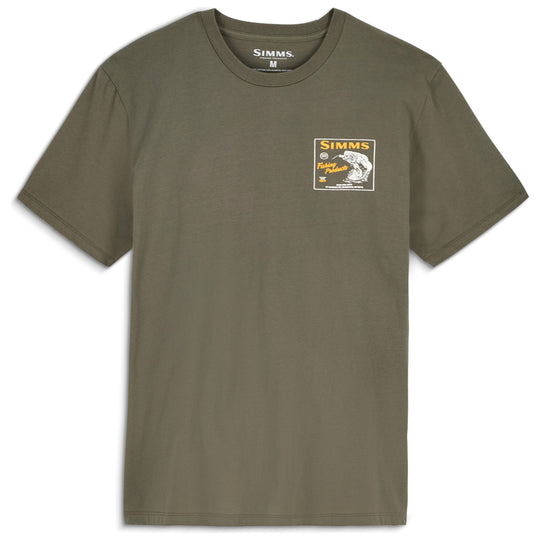 Simms Men's Locals Bass Shop T-Shirt Loden Image 02