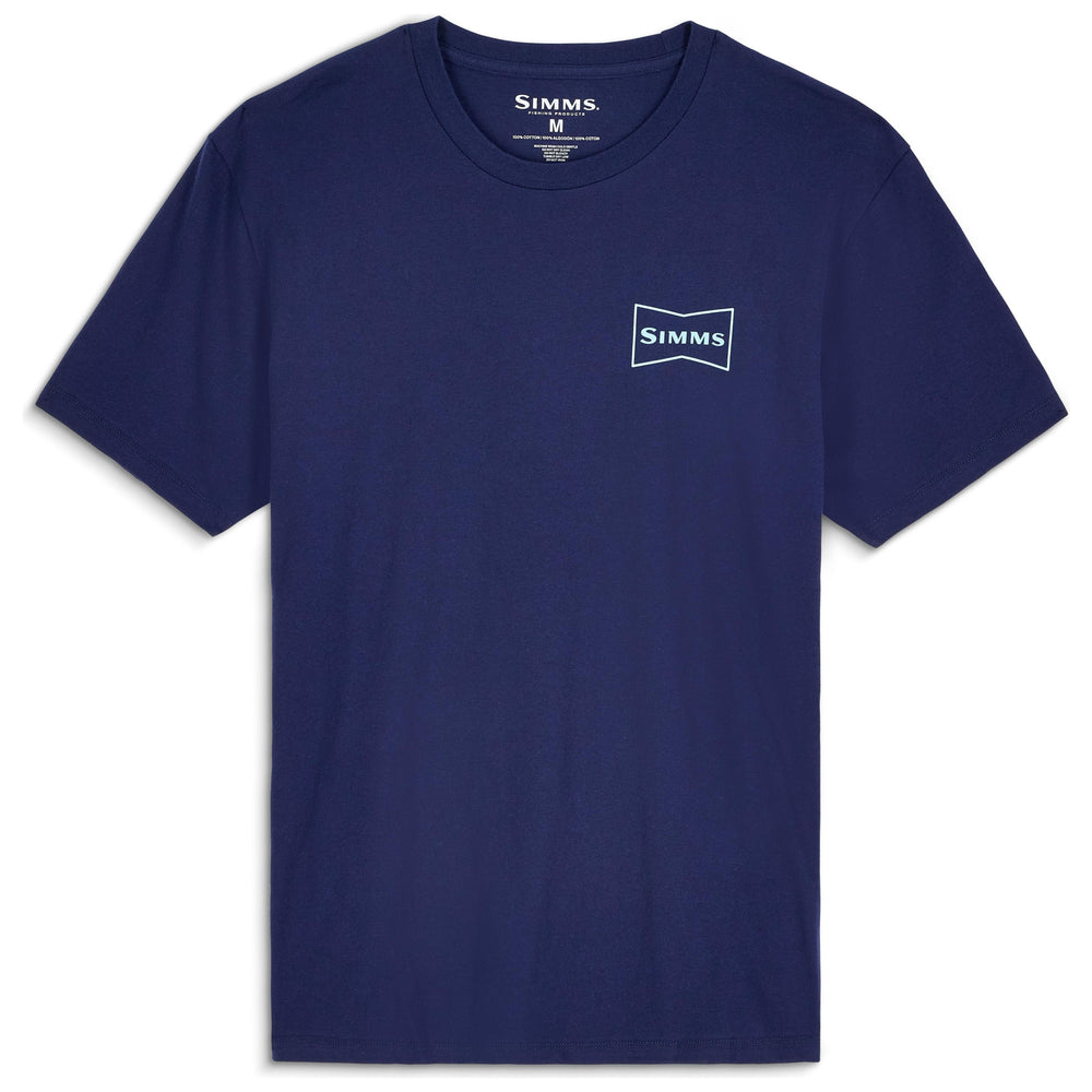 Simms Men's Salty Sign T-Shirt Navy Image 02
