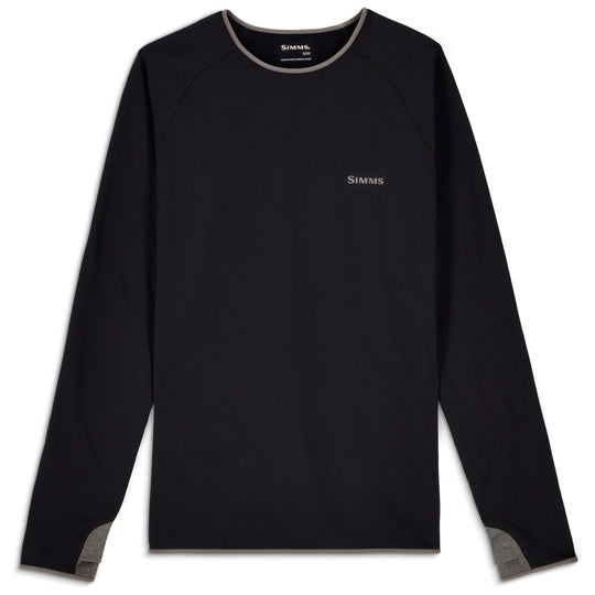Simms Men's Strata 200 LS Crew Black Image 01