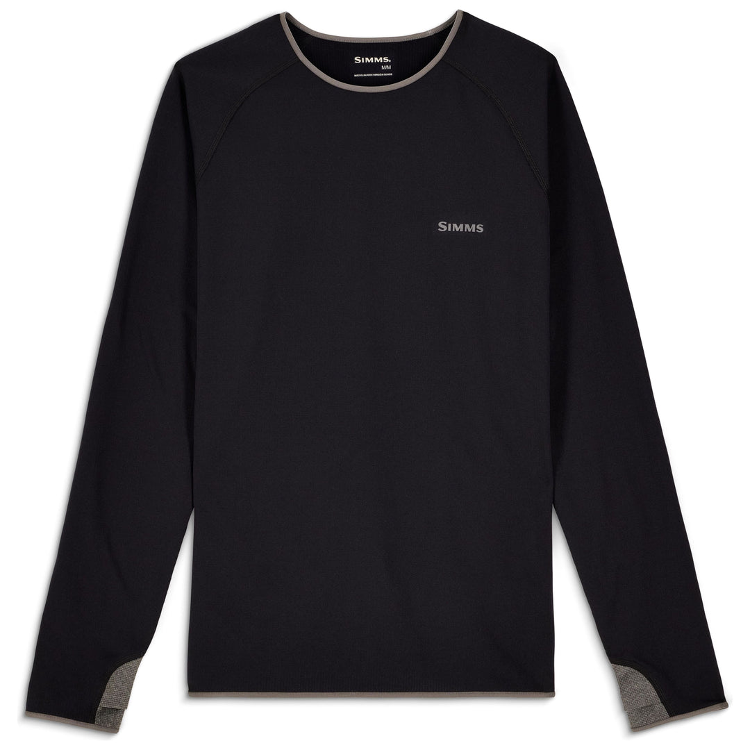 Simms Men's Strata 200 LS Crew Black Image 01