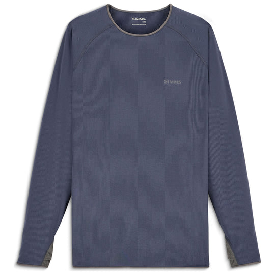 Simms Men's Strata 200 LS Crew Selvedge Image 01