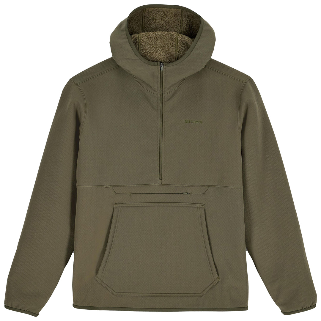 Simms Men's Strata 330 Half-Zip Hoody Loden Image 01