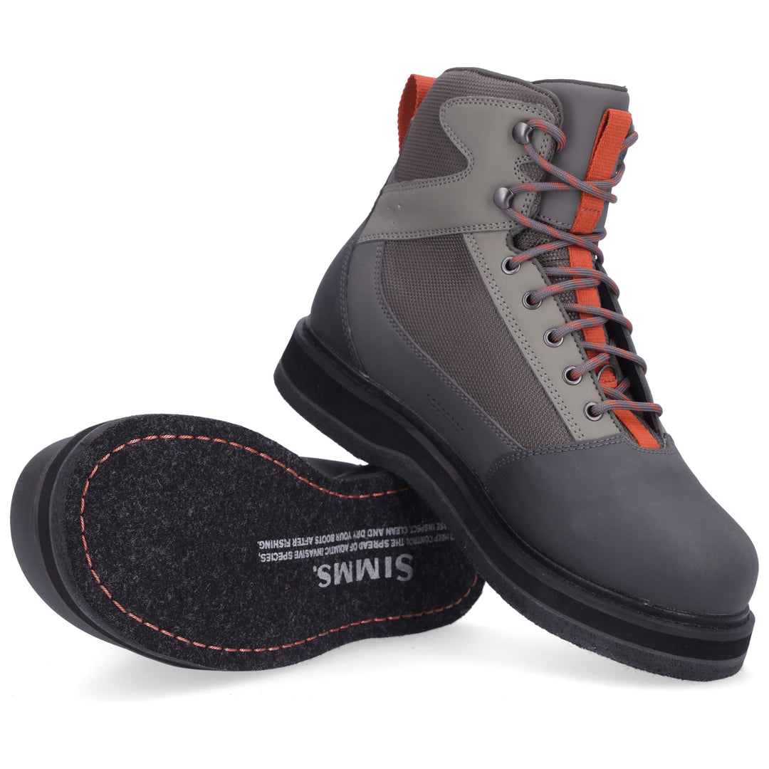Simms Men's Tributary Boot - Felt Basalt Image 29