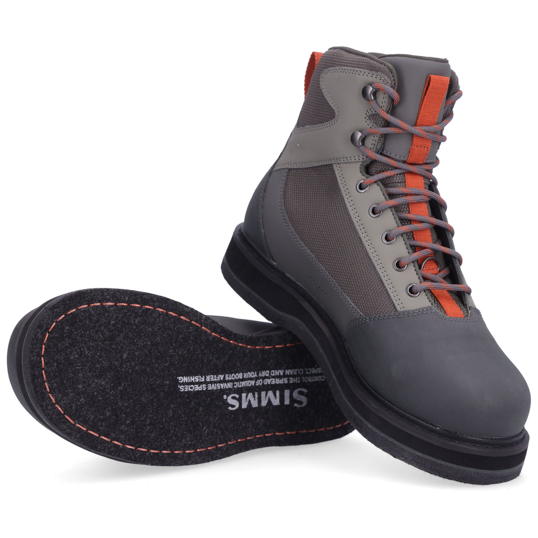 Simms Men's Tributary Boot - Felt Basalt Image 30