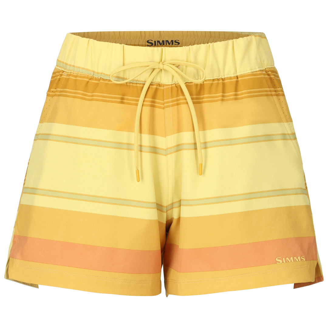 Simms Women's Seamount Short Baltic Amber Stripe Image 01