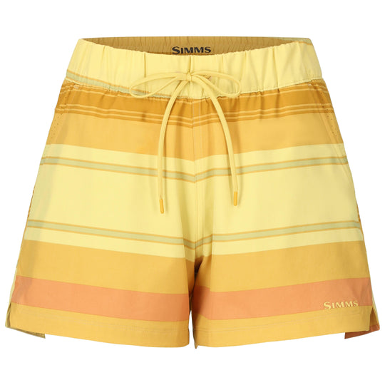 Simms Women's Seamount Short Baltic Amber Stripe Image 01