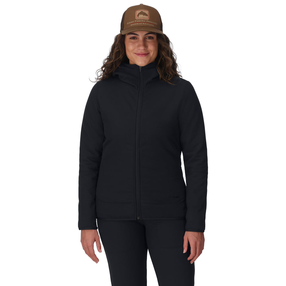 Simms Women's Strata 330 Full-Zip Hoody Black Image 02