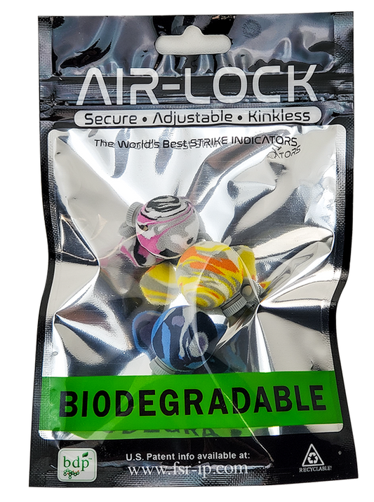 Airlock Biodegradable Indicator - Assorted Colors - 3 Pack Camo/Marbled