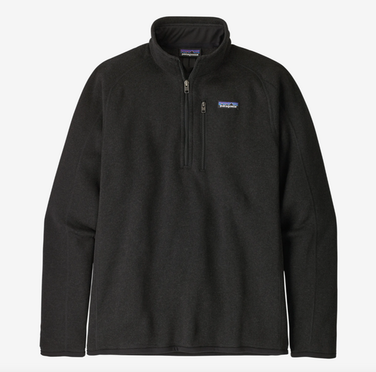 Patagonia Men's Better Sweater® 1/4-Zip Fleece - Black