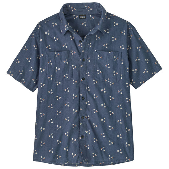 Patagonia Men's Back Step Shirt Bouquet: Dolomite Blue