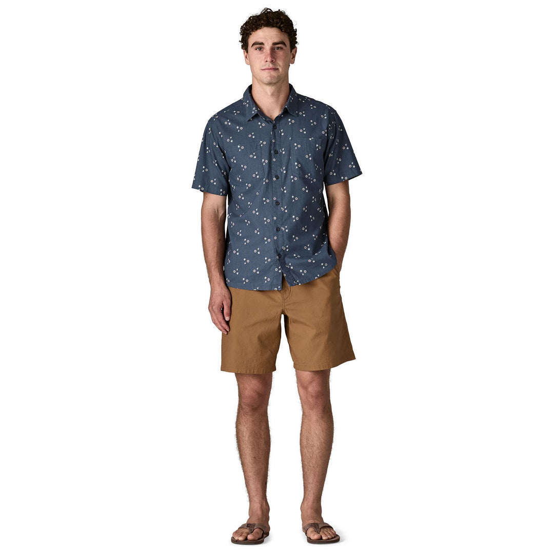 Patagonia Men's Back Step Shirt Bouquet: Dolomite Blue