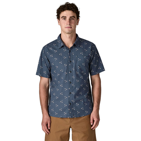 Patagonia Men's Back Step Shirt Bouquet: Dolomite Blue