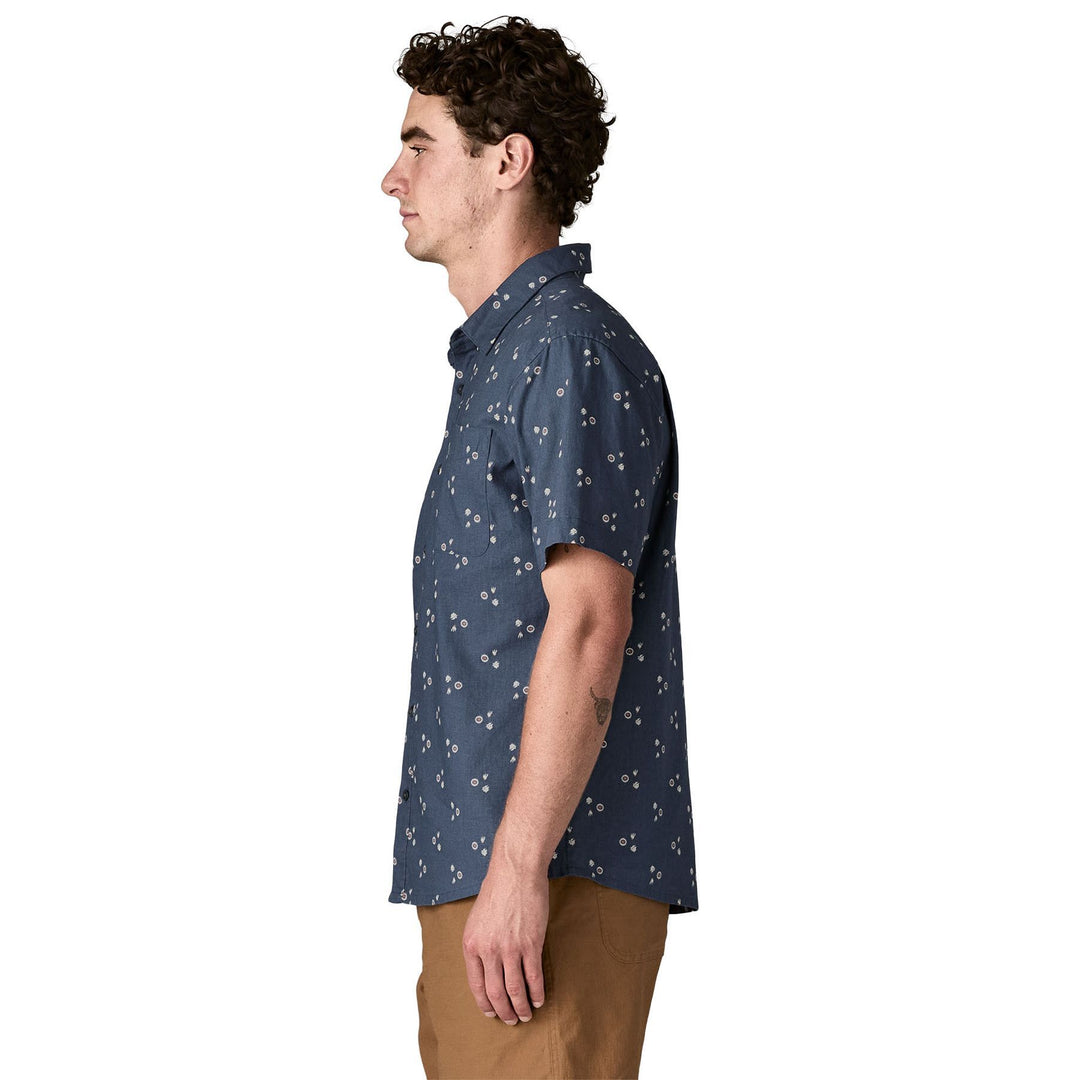 Patagonia Men's Back Step Shirt Bouquet: Dolomite Blue