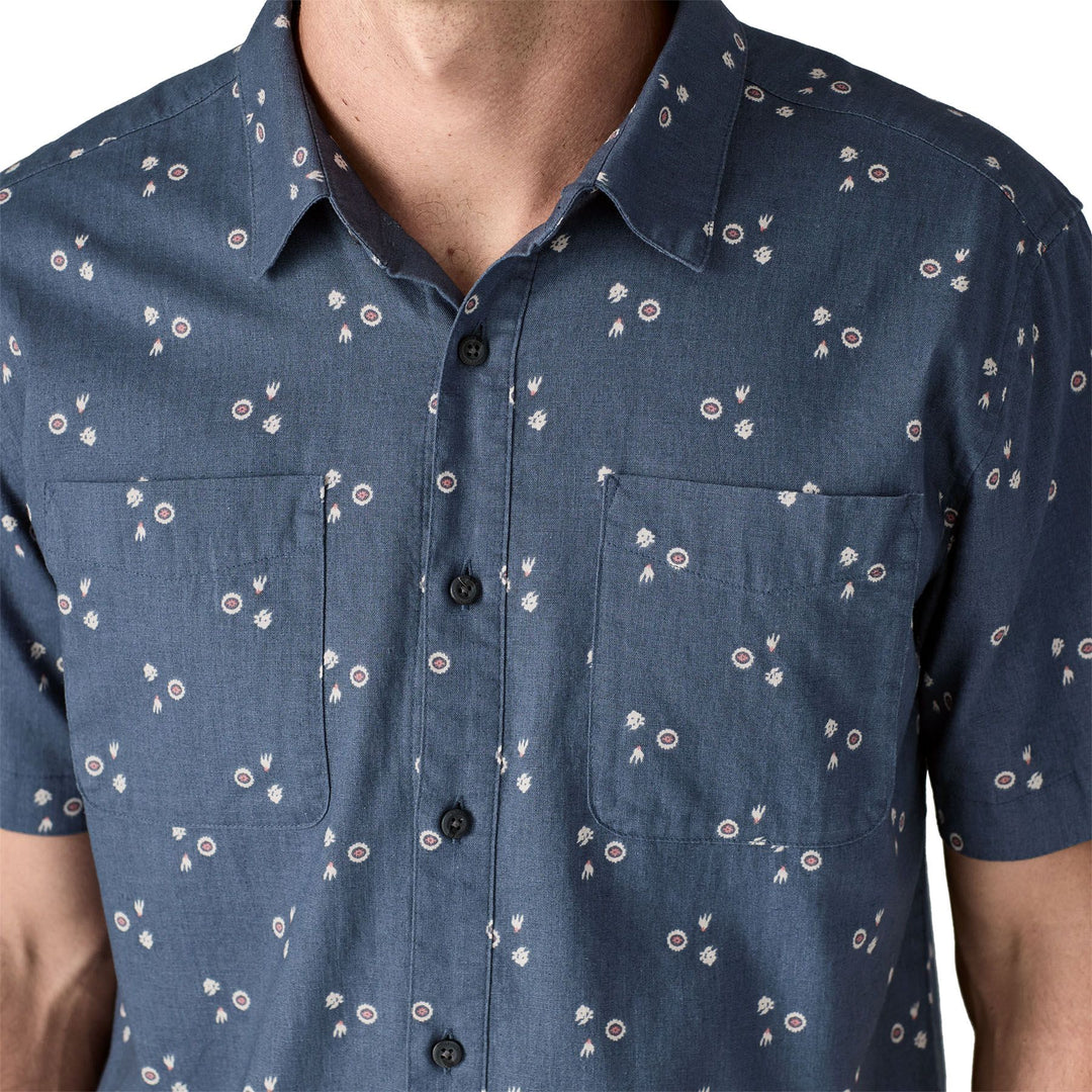 Patagonia Men's Back Step Shirt Bouquet: Dolomite Blue