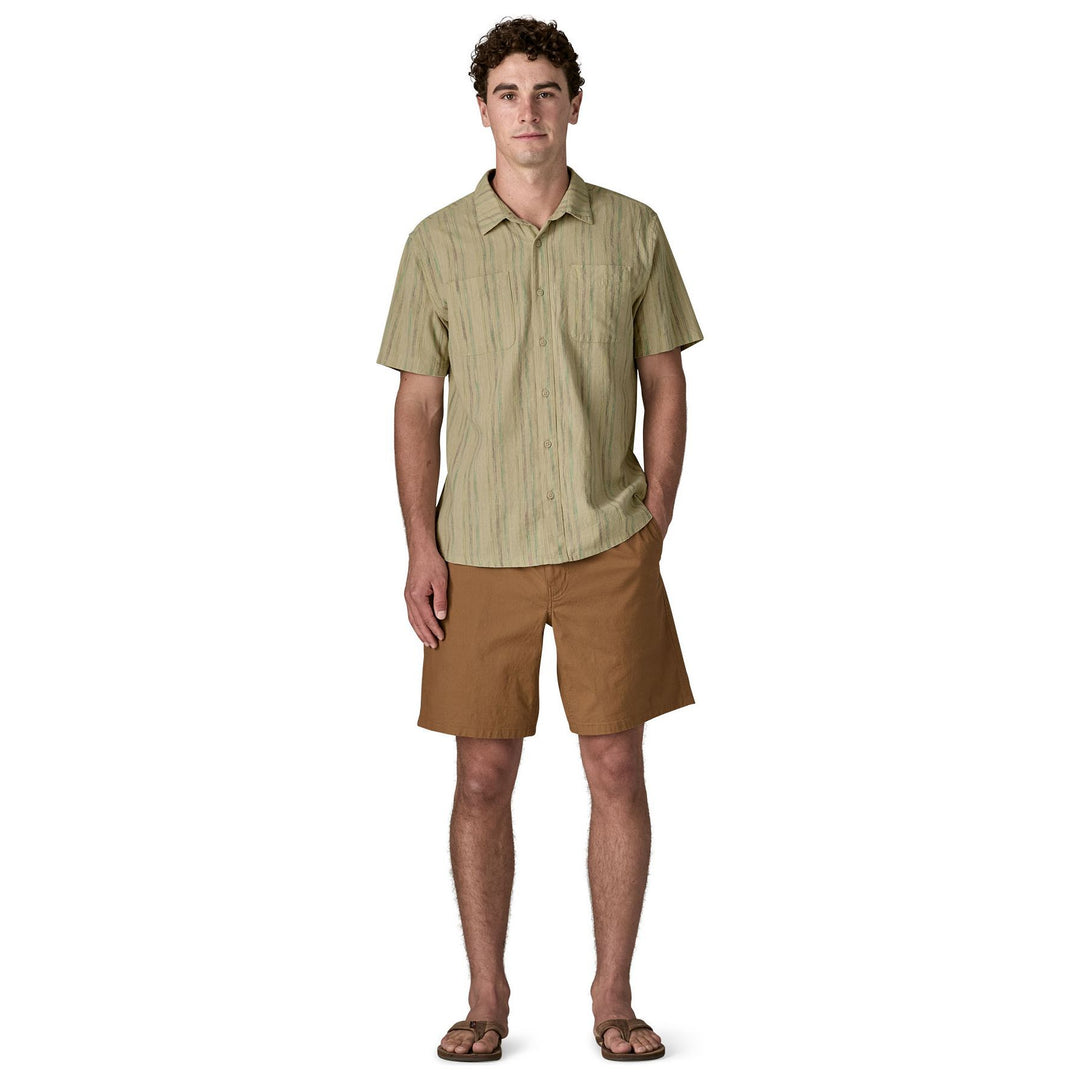 Patagonia Men's Back Step Shirt Rapids: Weathered Stone