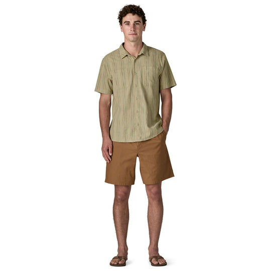 Patagonia Men's Back Step Shirt Rapids: Weathered Stone