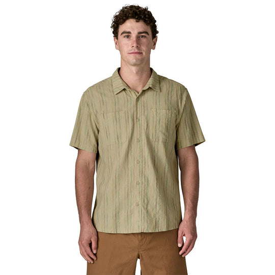 Patagonia Men's Back Step Shirt Rapids: Weathered Stone