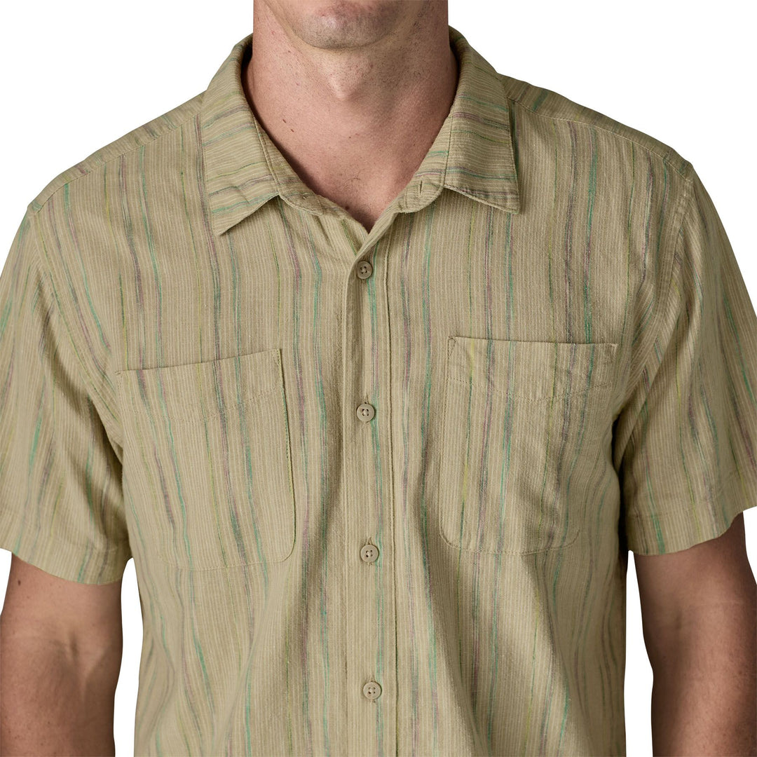 Patagonia Men's Back Step Shirt Rapids: Weathered Stone