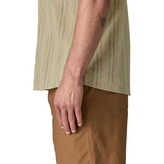 Patagonia Men's Back Step Shirt Rapids: Weathered Stone
