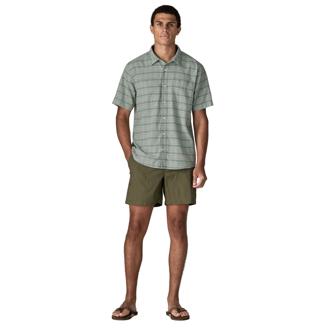 Patagonia Men's Back Step Shirt Stroll: Blue Sage