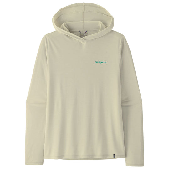 Patagonia Men's Capilene Cool Daily Hoody - Casting Logo Dyno White