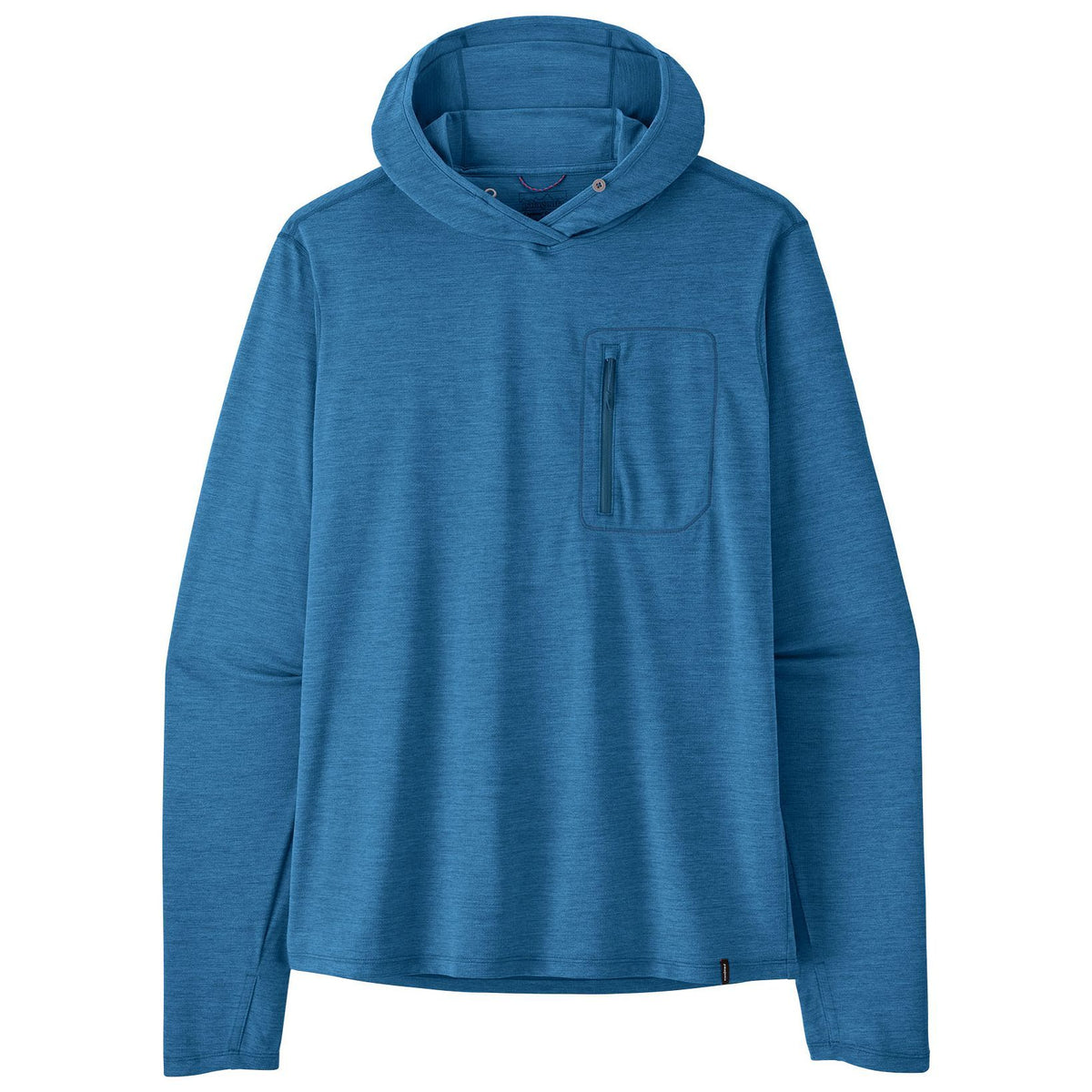 Patagonia Men's Capilene Cool Sun Hoody Aquatic Blue - Light Aquatic Blue X-Dye