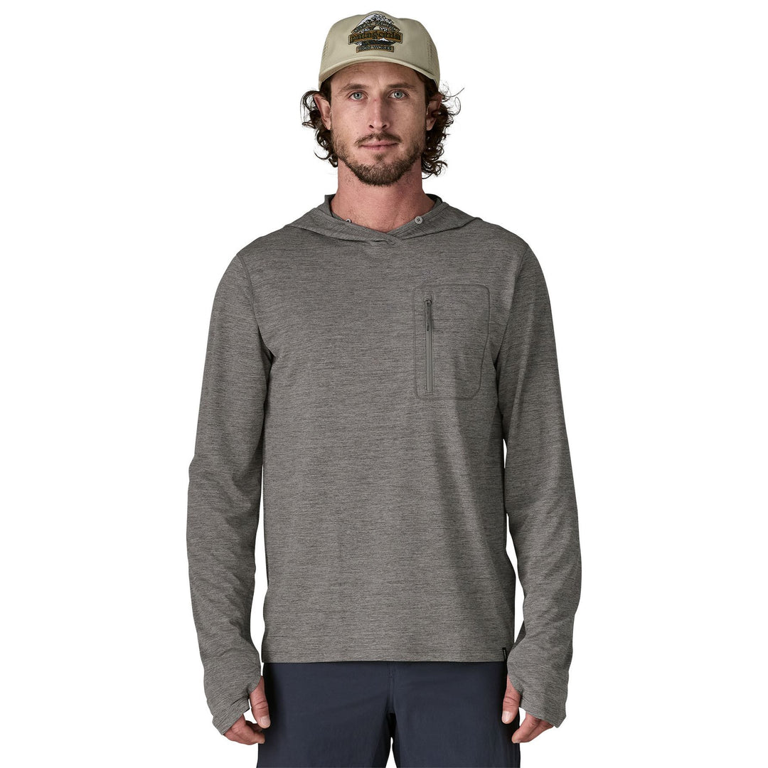 Patagonia Men's Capilene Cool Sun Hoody Forge Grey - Noble Grey X-Dye