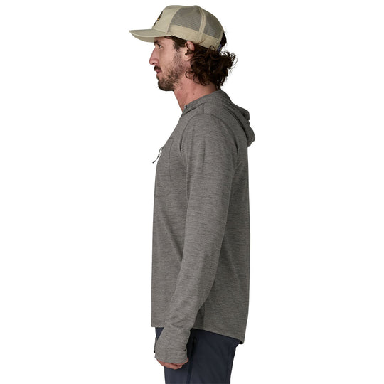 Patagonia Men's Capilene Cool Sun Hoody Forge Grey - Noble Grey X-Dye