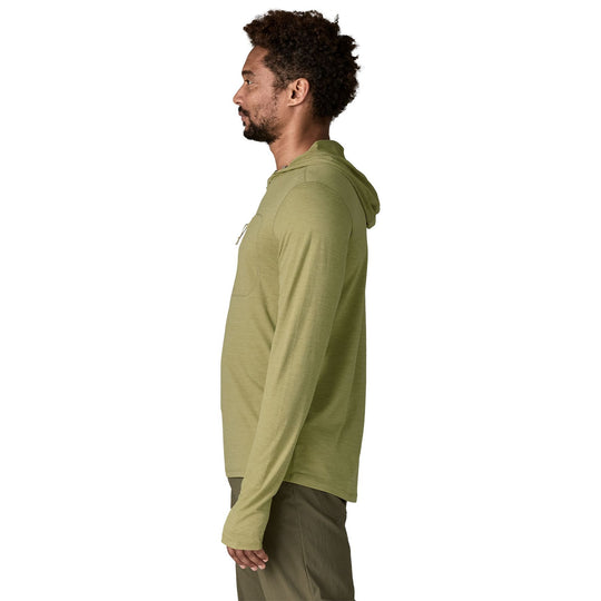 Patagonia Men's Capilene Cool Sun Hoody Gumtree Green - Light Gumtree Green X-Dye