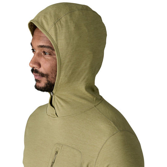 Patagonia Men's Capilene Cool Sun Hoody Gumtree Green - Light Gumtree Green X-Dye