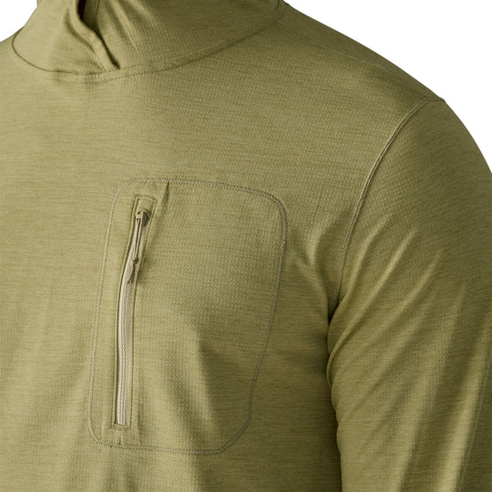 Patagonia Men's Capilene Cool Sun Hoody Gumtree Green - Light Gumtree Green X-Dye