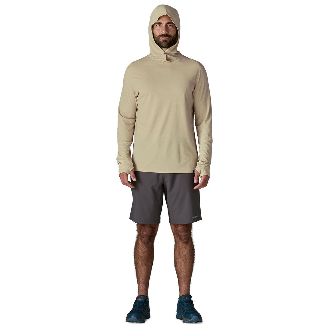 Patagonia Men's Capilene Cool Ultra Hoody Pumice - Dyno White X-Dye