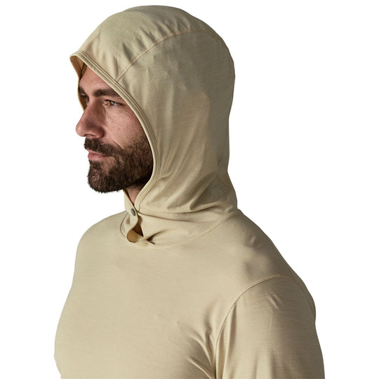 Patagonia Men's Capilene Cool Ultra Hoody Pumice - Dyno White X-Dye