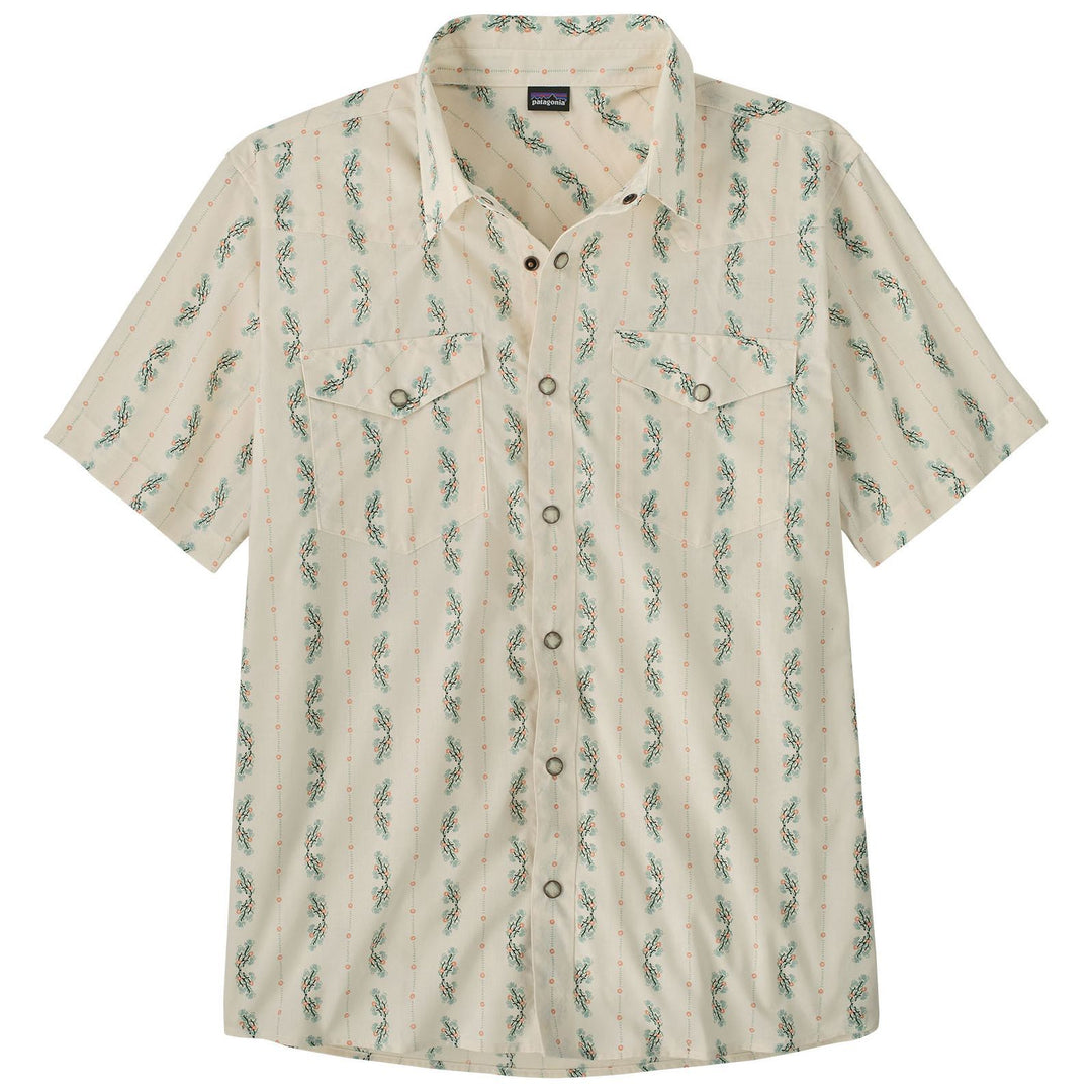 Patagonia Men's Go To Western Shirt Lowlands: Natural
