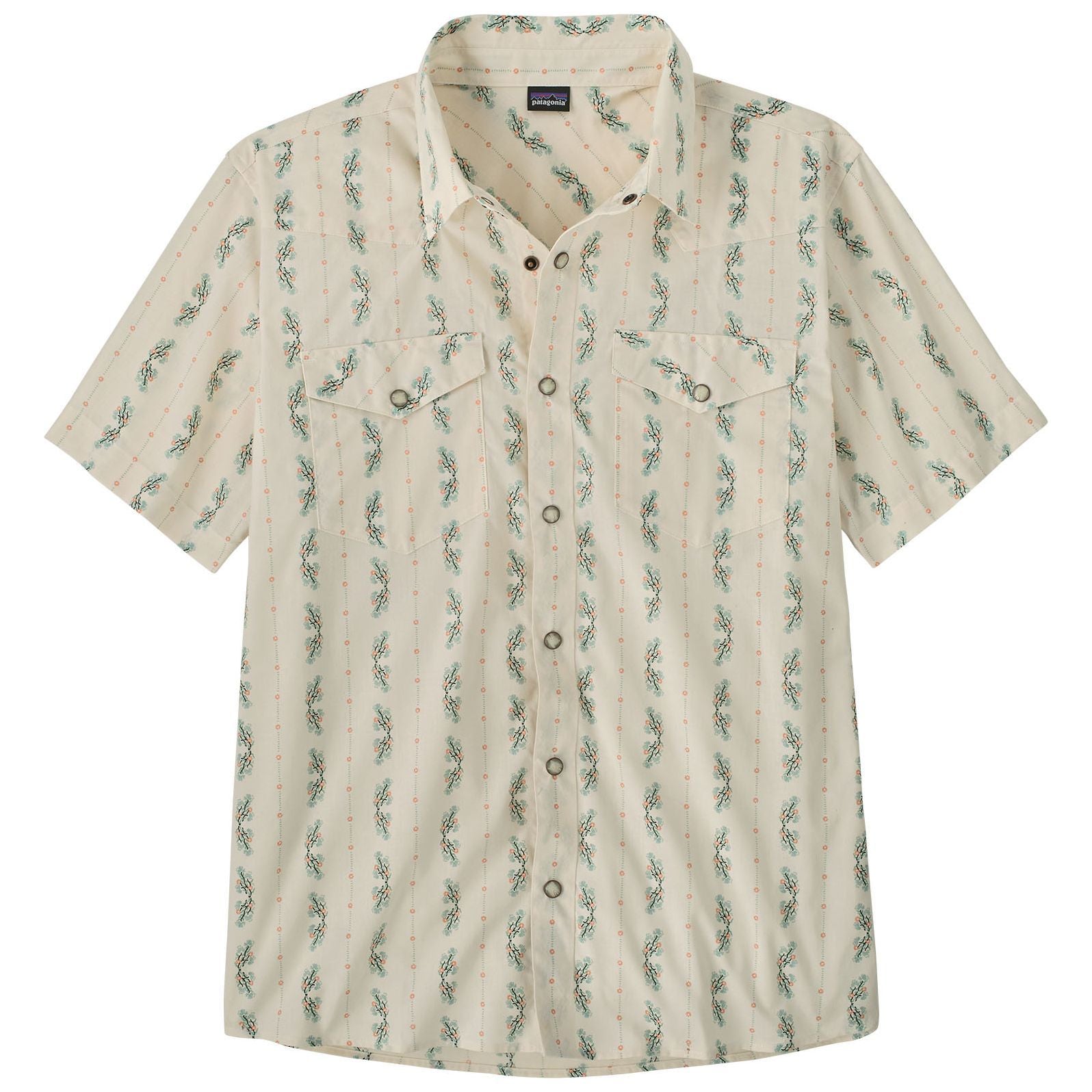 Patagonia Men's Go To Western Shirt Lowlands: Natural