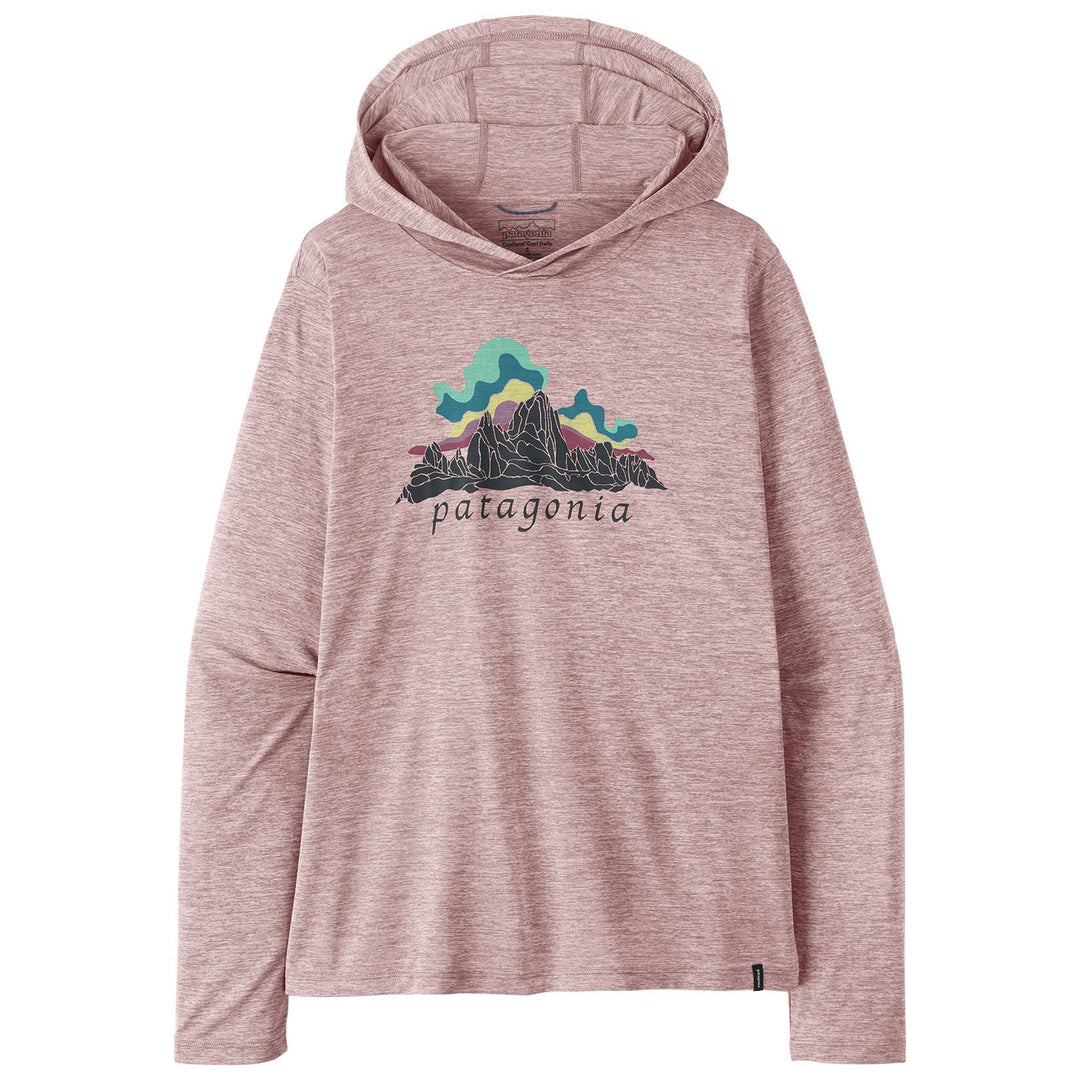 Patagonia Women's Capilene Cool Daily Hoody - Fitz Roy Nimbus Quiet Violet