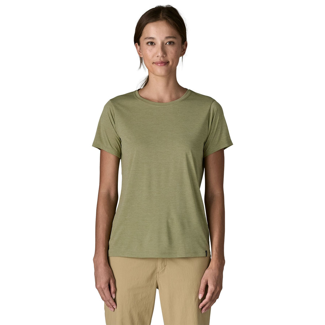 Patagonia Women's Capilene Cool Daily Shirt Gumtree Green - Light Gumtree Green X-Dye