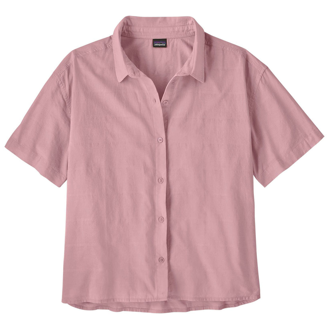 Patagonia Women's Lightweight A/C Shirt Windowpane Dobby: Quiet Violet