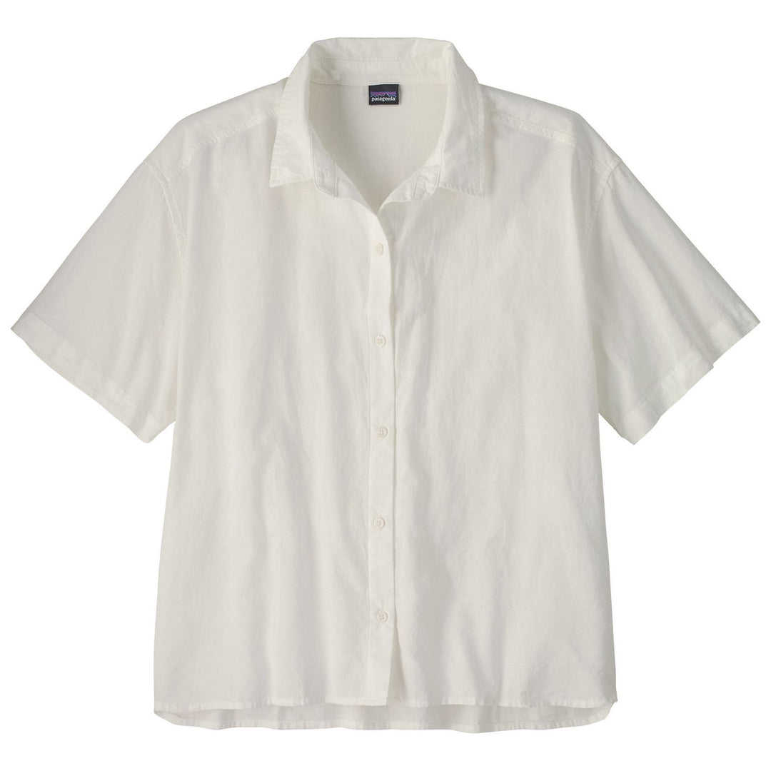 Patagonia Women's Lightweight A/C Shirt Windowpane Dobby: White