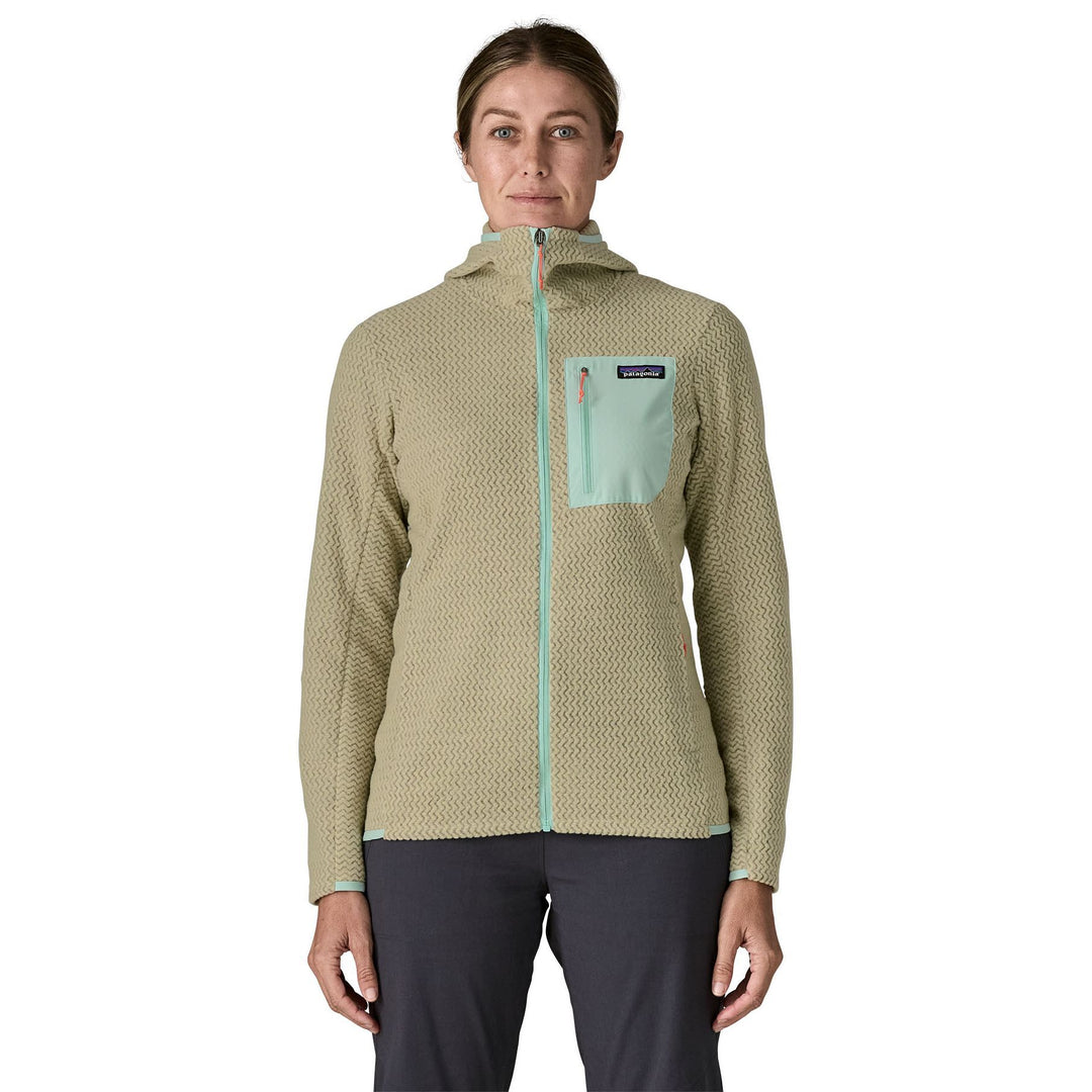 Patagonia Women's R1 Air Full-Zip Hoody Weathered Stone Image 03