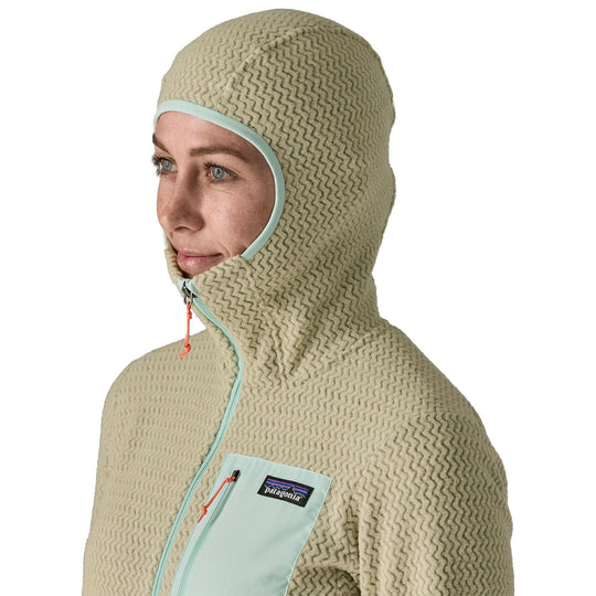 Patagonia Women's R1 Air Full-Zip Hoody Weathered Stone Image 06
