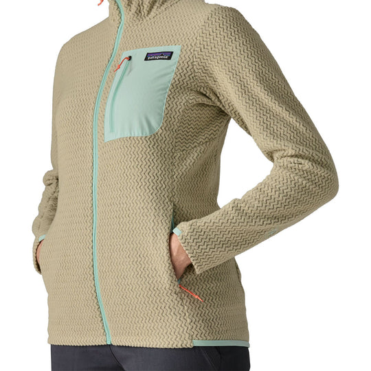 Patagonia Women's R1 Air Full-Zip Hoody Weathered Stone Image 11