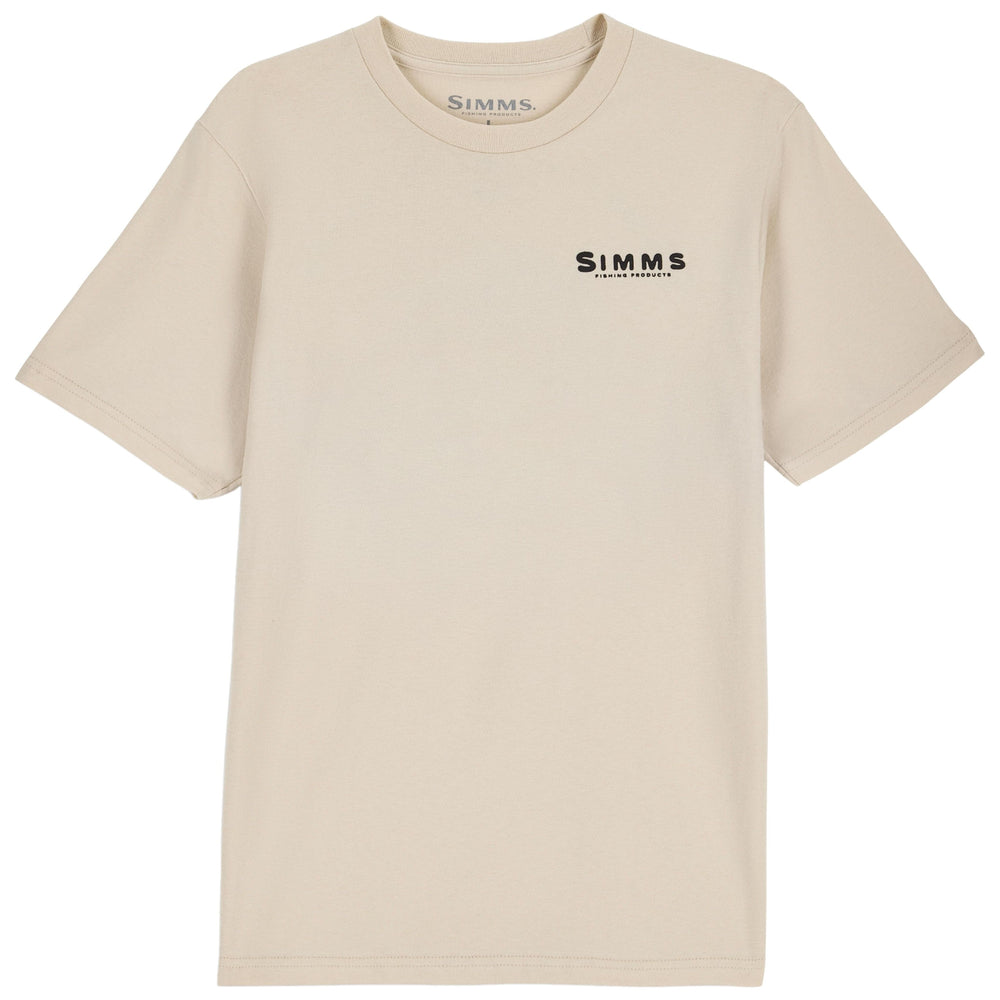 Simms Kid's Baited T-Shirt Natural Image 02