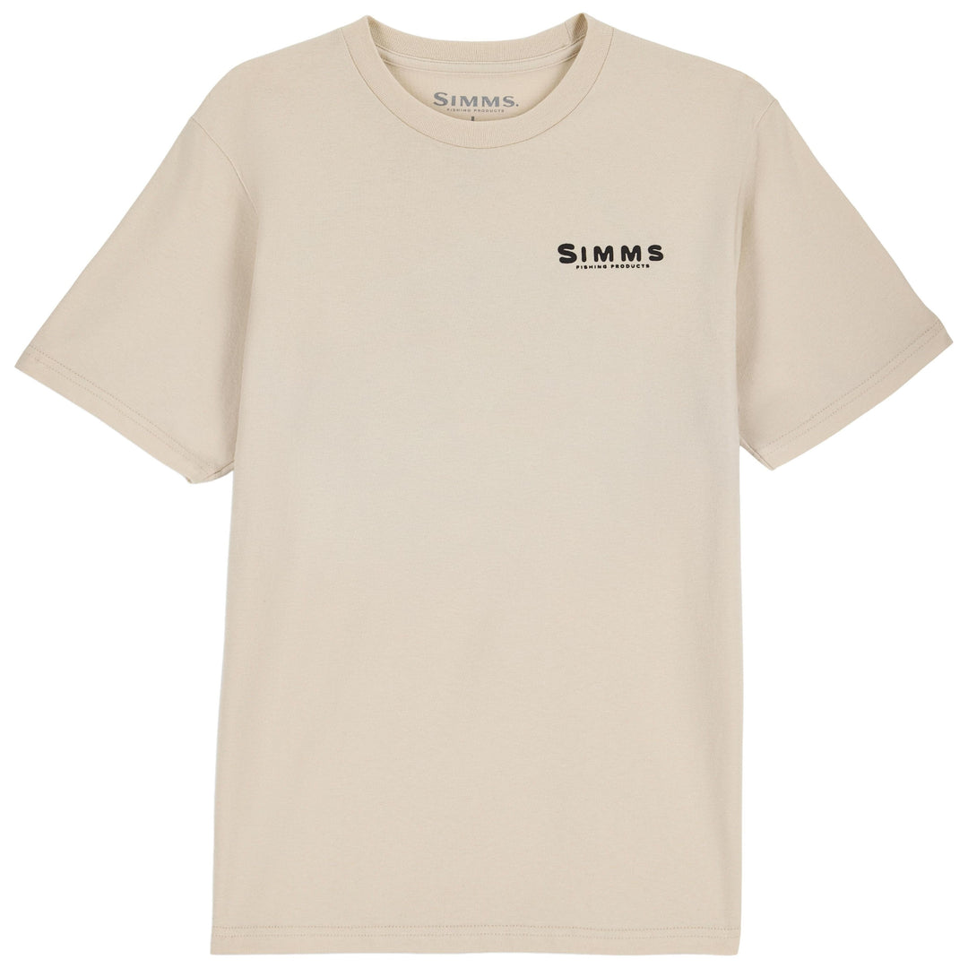 Simms Kid's Baited T-Shirt Natural Image 02